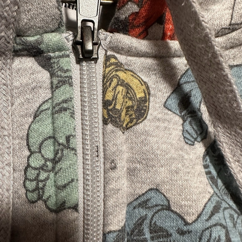 Marvel Sweatshirt Full Zipper Size XS Hulk Thor Captain‎ America - Picture 9 of 15